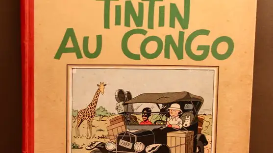 Una primera edición de Tintín en el Congo de 1937, de Casterman, a subasta en Catawiki