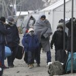 Centro de refugiados en Macedonia