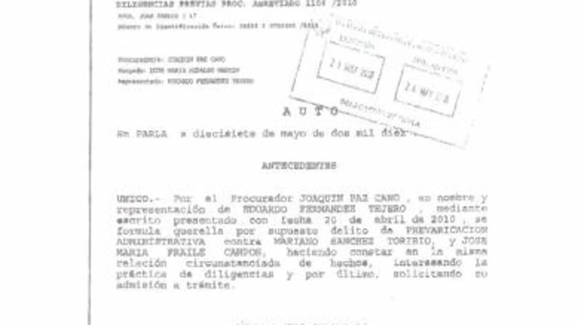 Se me amenazó con que, si no me iba voluntariamente, me abrirían un expediente disciplinario o quedaría relegado a funciones testimoniales, asegura Fernández Tejero