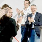 José Blanco participó ayer en un acto del PSOE en Toledo y ya comenzó su defensa del tijeretazo