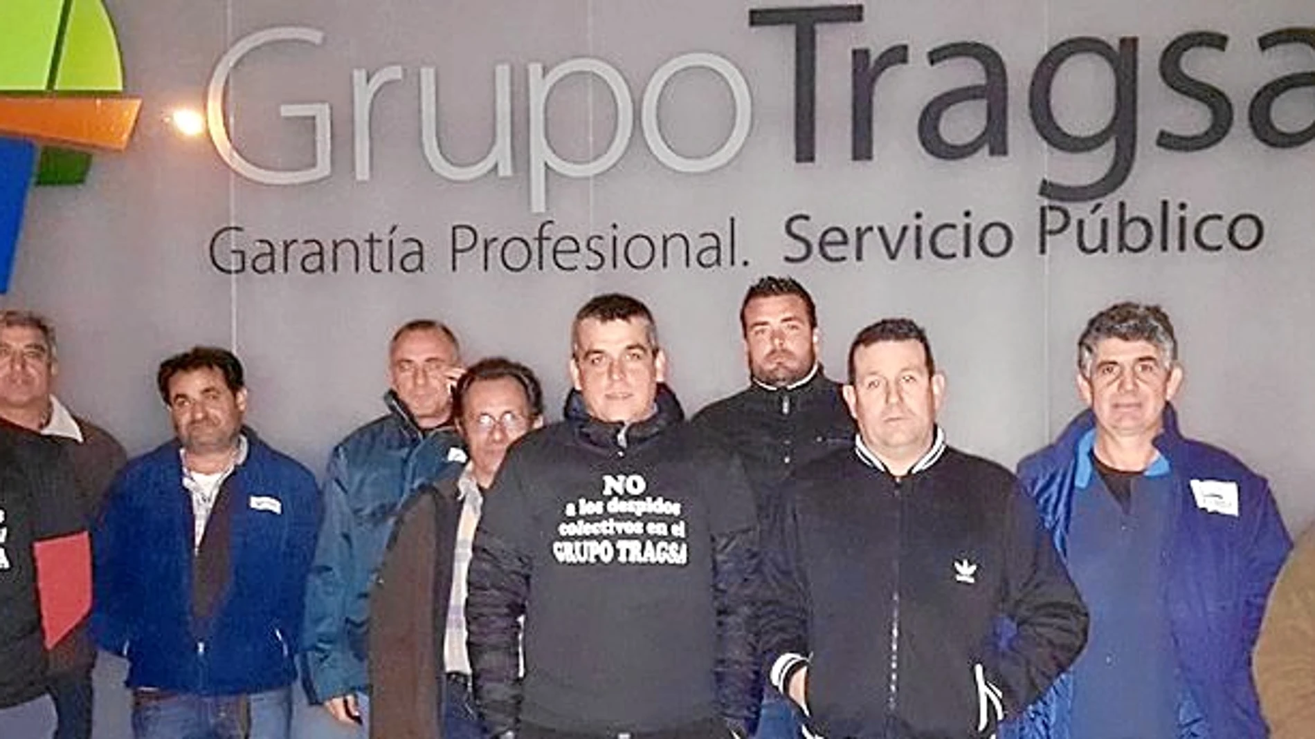 Trabajadores de Tragsa encerrados en Valladolid en protesta por el ERE planteado por la empresa