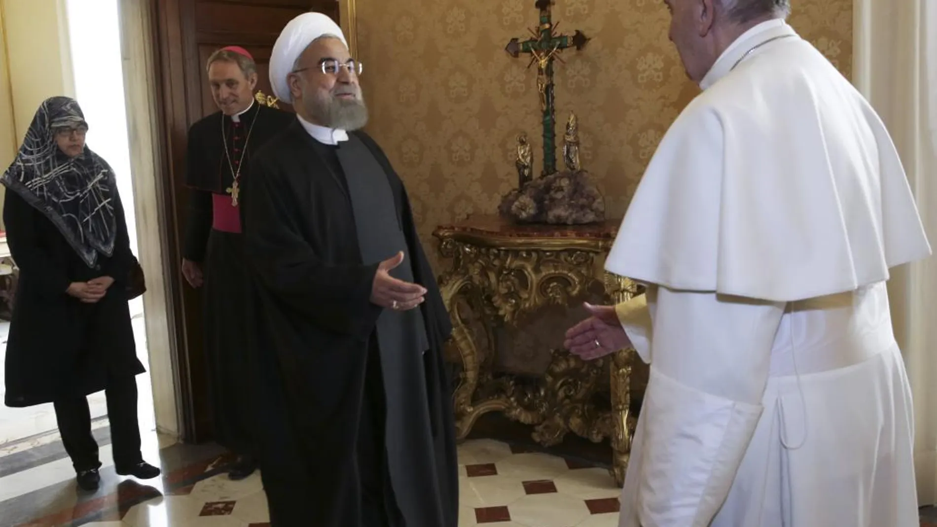 El Papa recibe al presidente iraní