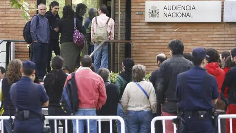 Juicio contra integrantes de Gestoras ProAmnistía, en septiembre de 2008