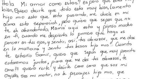 Carta a Samir de su madre