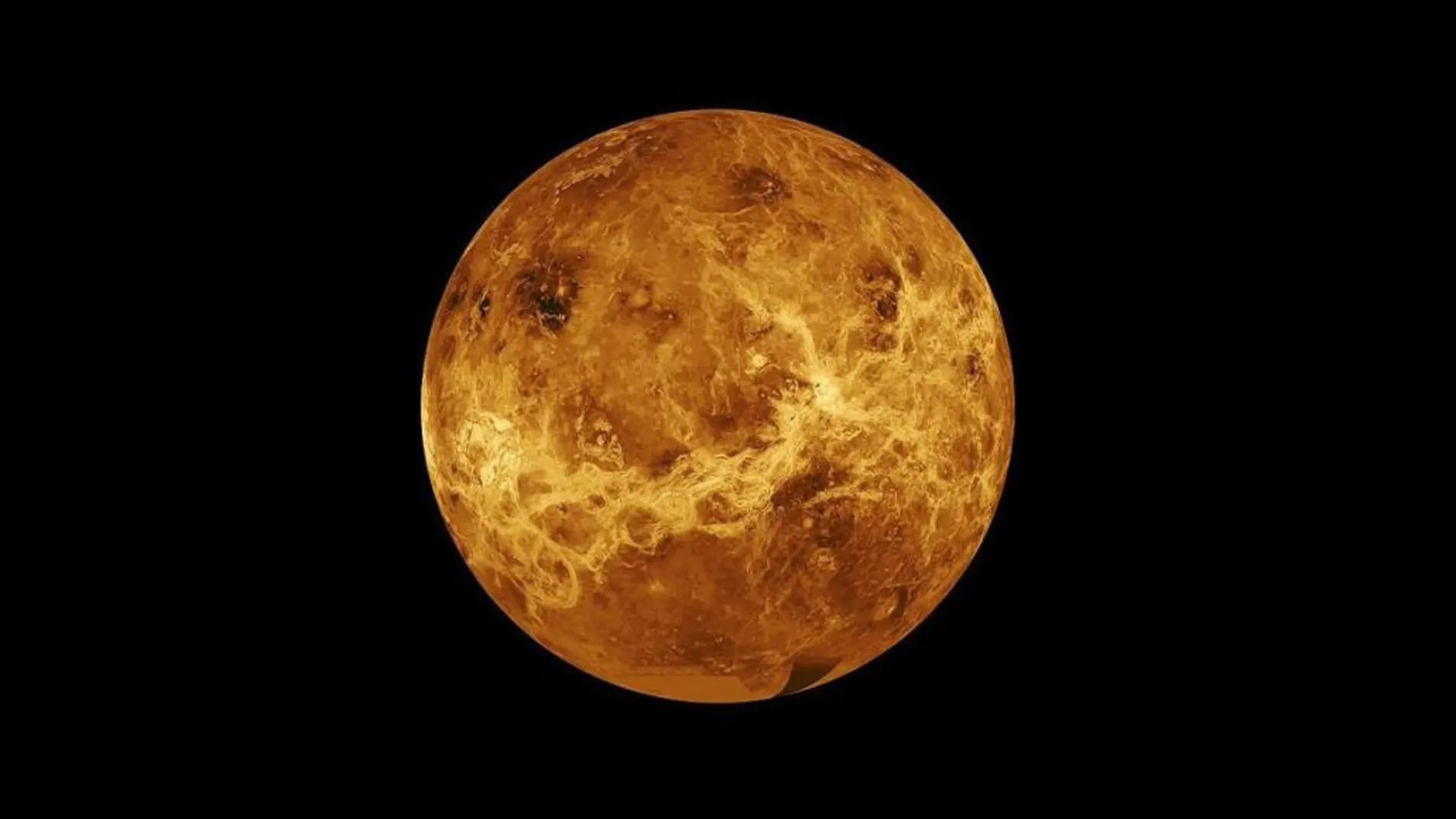 Una espectacular vista de Venus