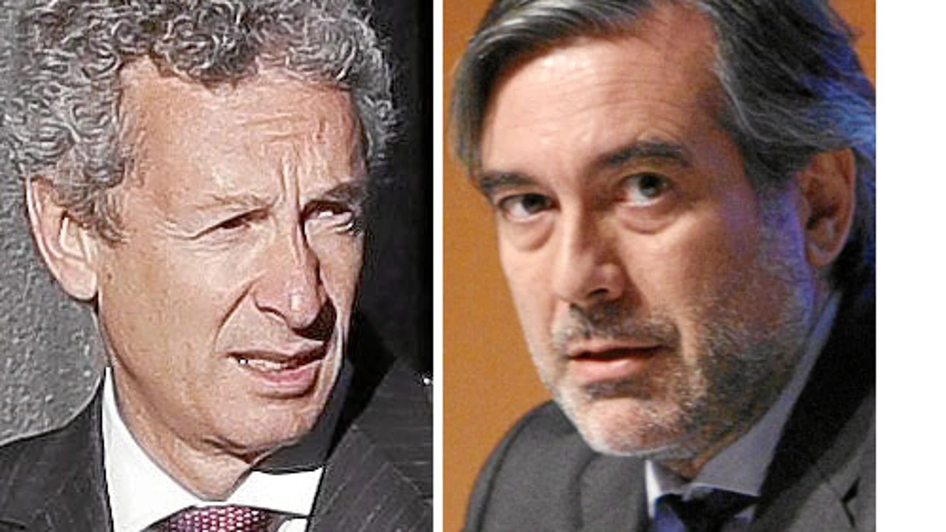 Los magistrados José de la Mata (izquierda) y Enrique López (derecha)