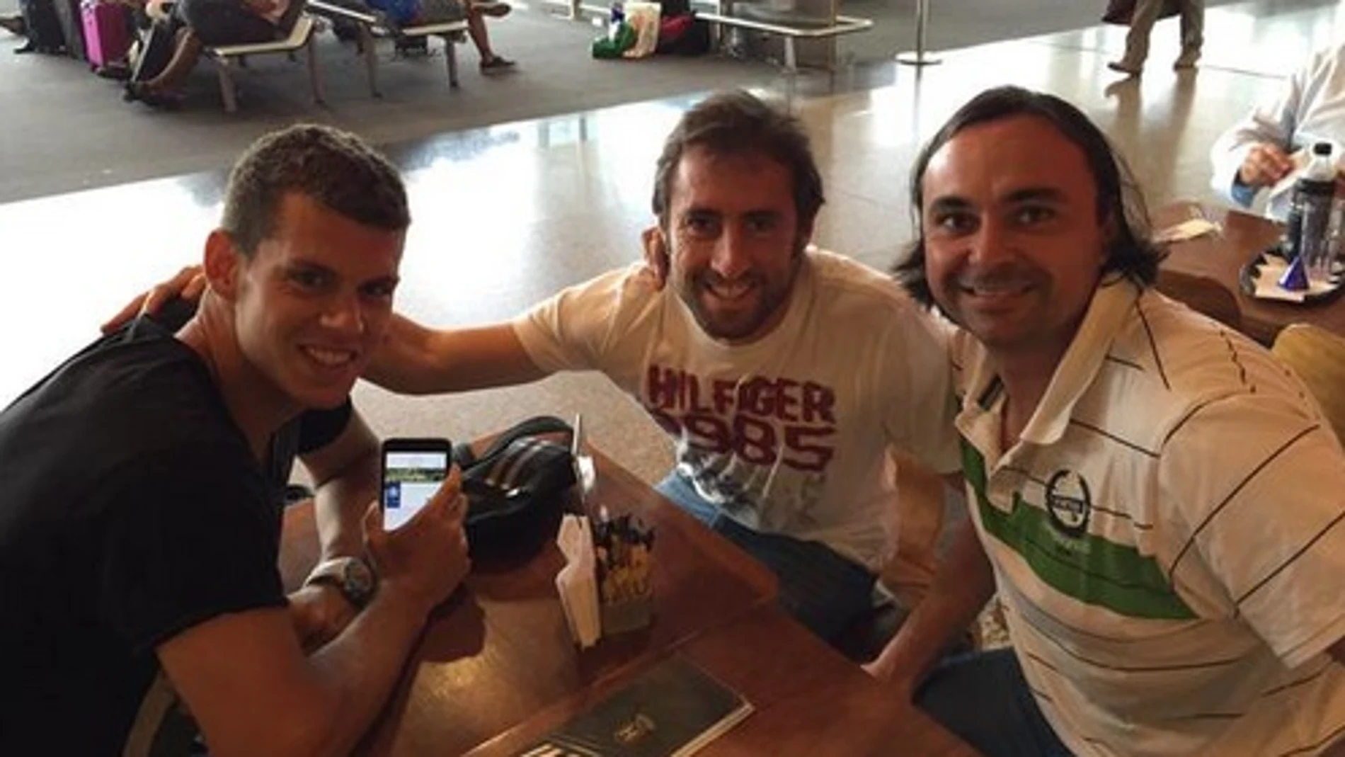 Ramiro Moyano, Maxi Grabiel y Godo Díaz
