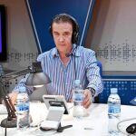 El periodista deportivo, durante una emisión de su programa