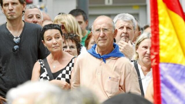 Miembros de Batasuna, en una manifestación en el País Vasco