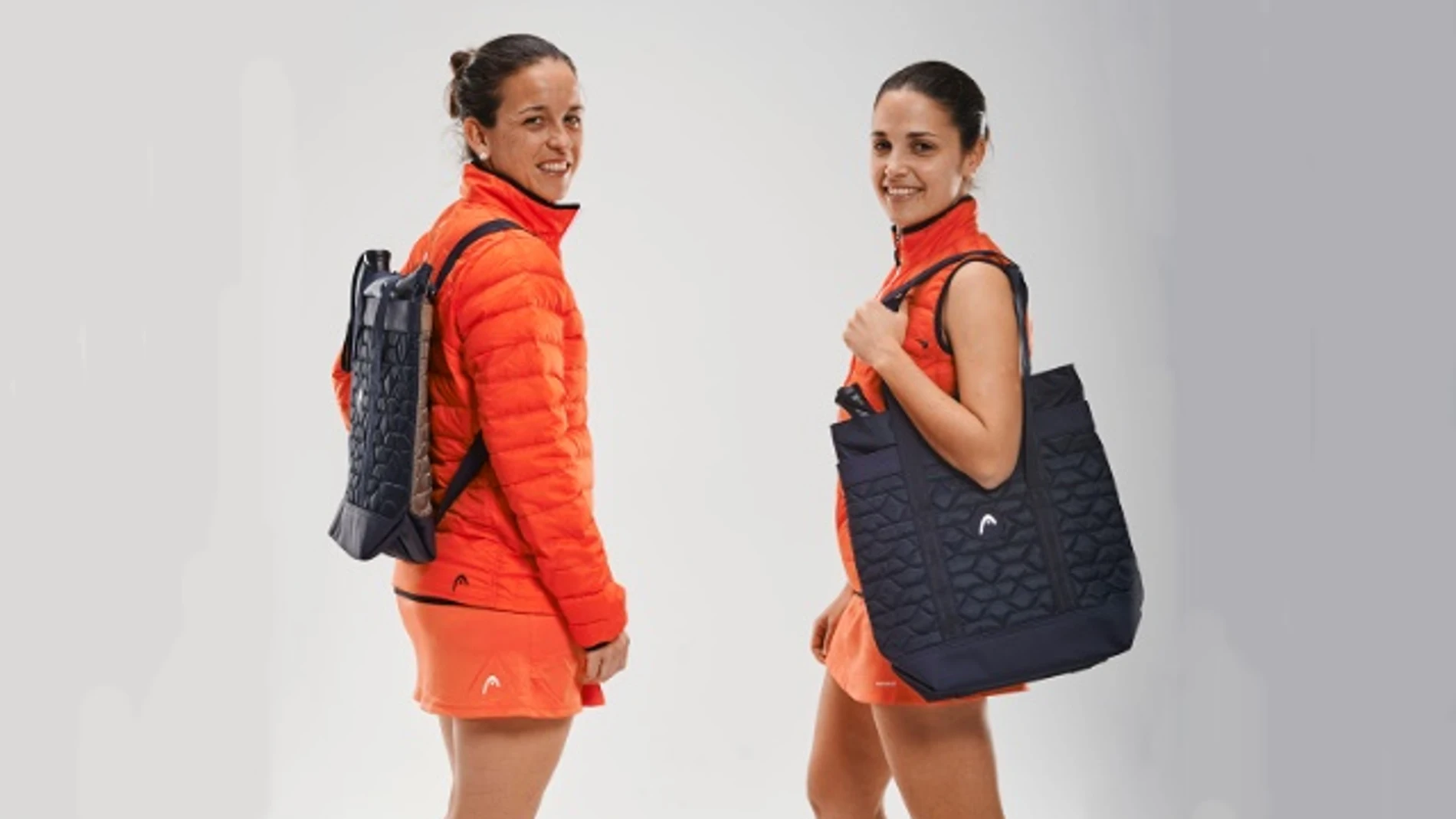 Eli y Patty, con las nuevas creaciones de moda de HEAD