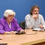 Sauquillo junto a Txema Urkijo, el nuevo vocal asesor del Comisionado