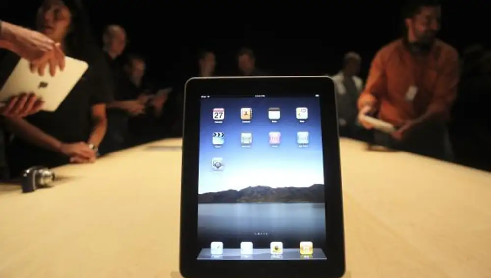 iPad sobre una mesa