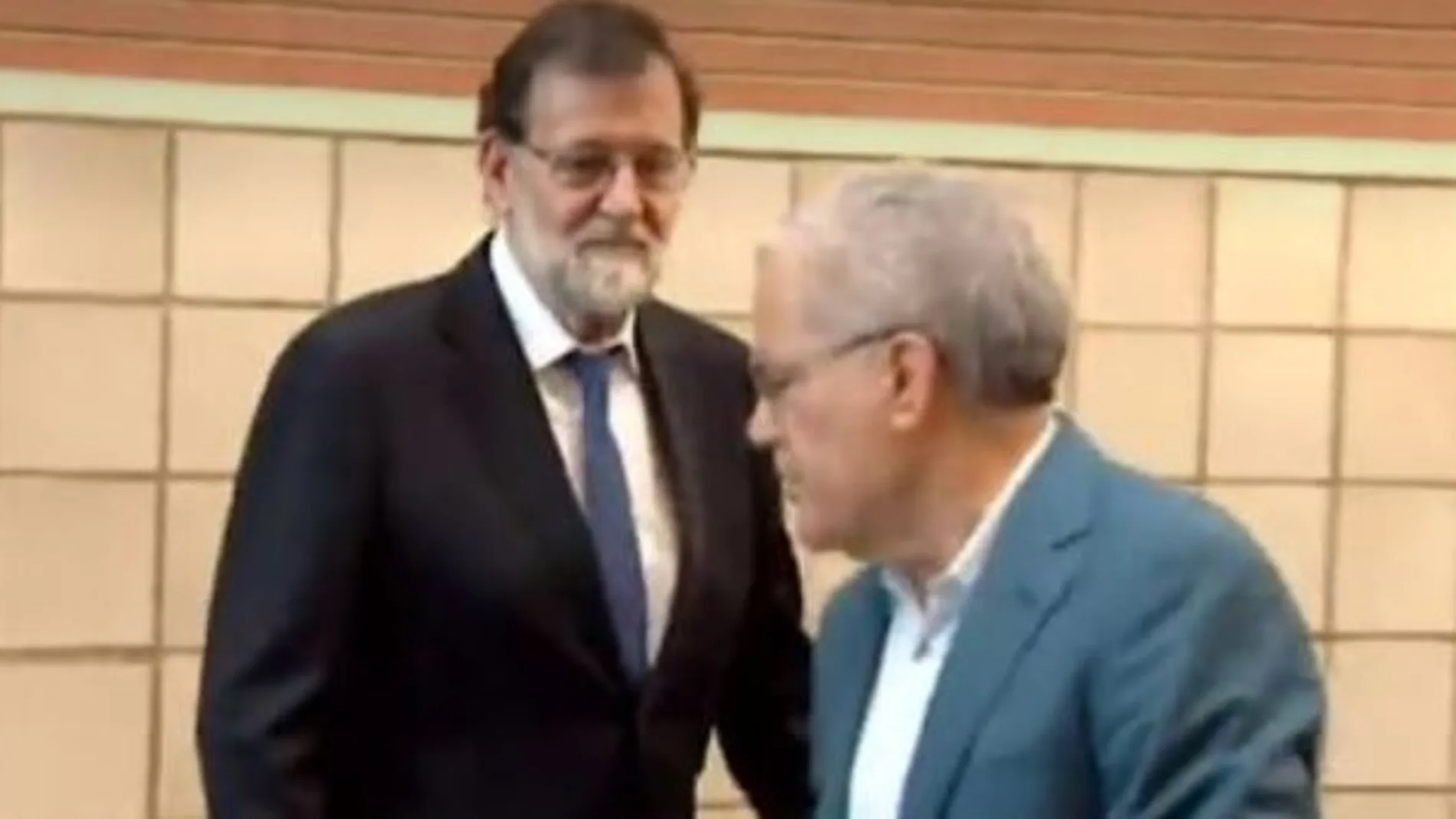 Mariano Rajoy y Francisco Gaspar Riquelme publicado por Onda Cero