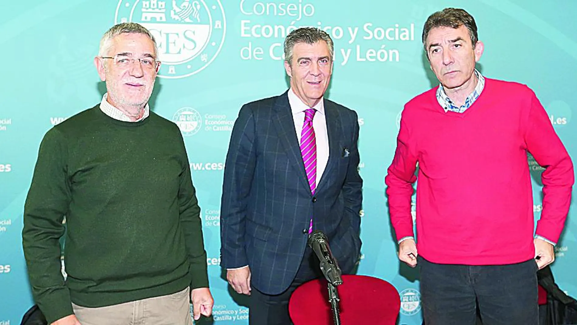 Agustín Prieto, Javier Cepedano y Ángel Hernández