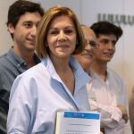 La candidata a presidir el PP, María Dolores de Cospedal