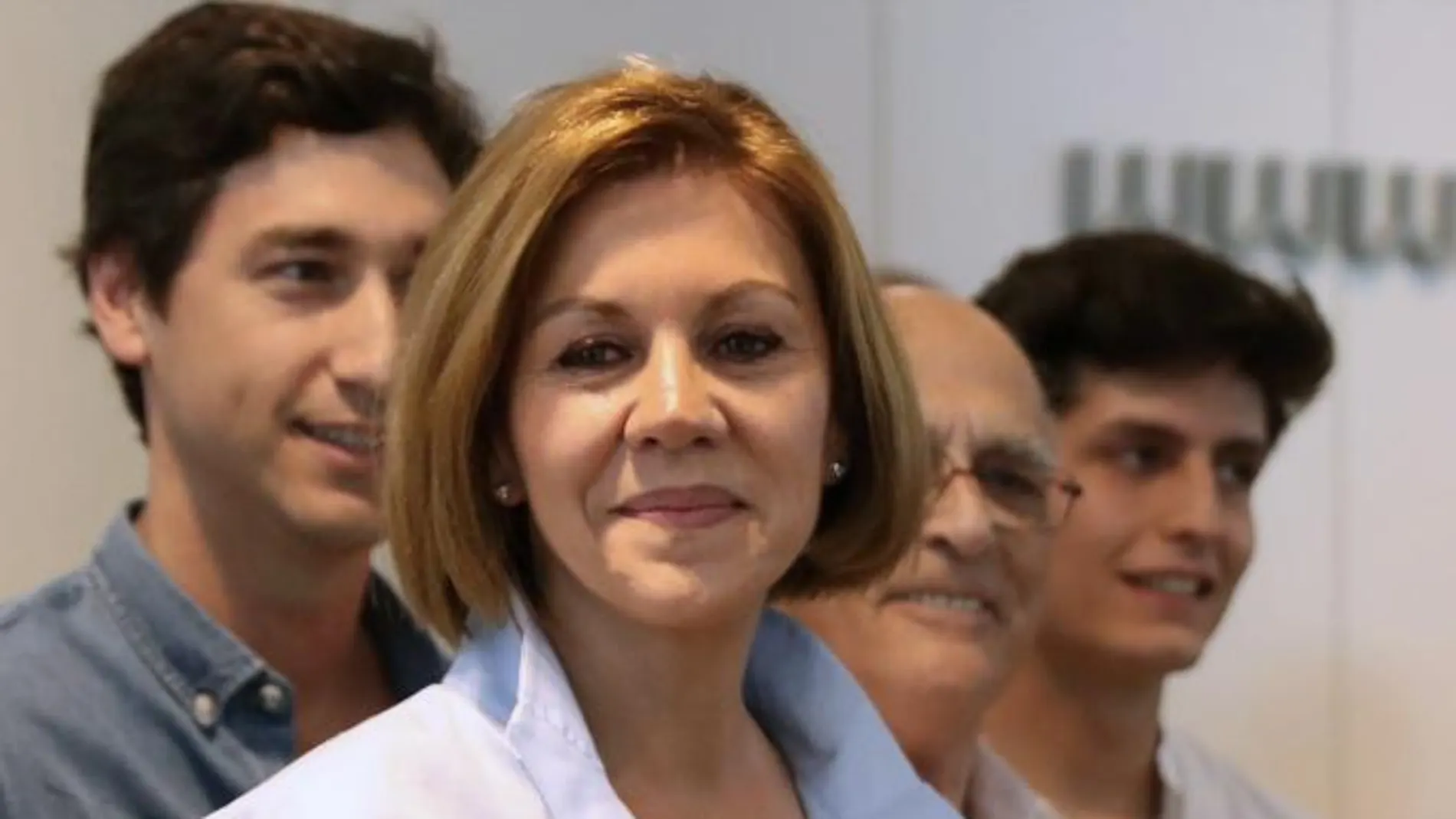 La candidata a presidir el PP, María Dolores de Cospedal