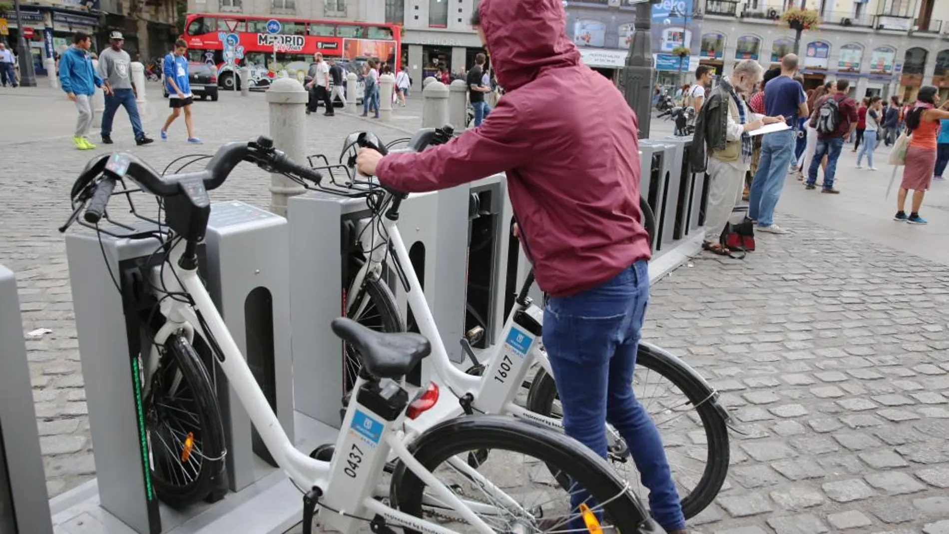 BiciMad: bicicletas eléctricas de alquiler del Ayuntamiento de Madrid.