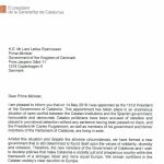 Lo que no cuenta Torra en su carta a los mandatarios europeos