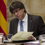 El presidente de la Generalitat, Carles Puigdemont