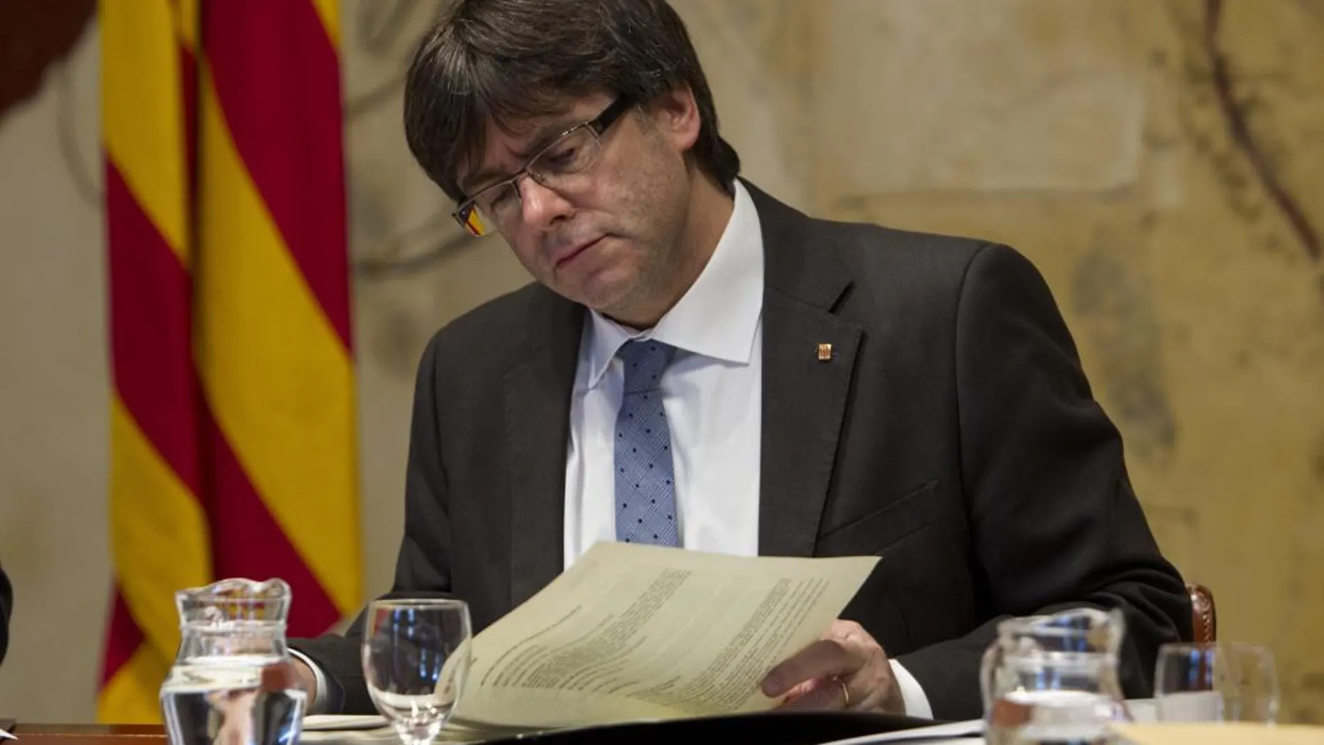 El presidente de la Generalitat, Carles Puigdemont