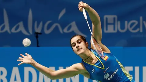 La española Carolina Marín gana la final del Europeo de Bádminton celebrado en Huelva / Efe