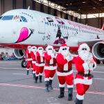 Llega Papá Noél en el avión de Air Berlin