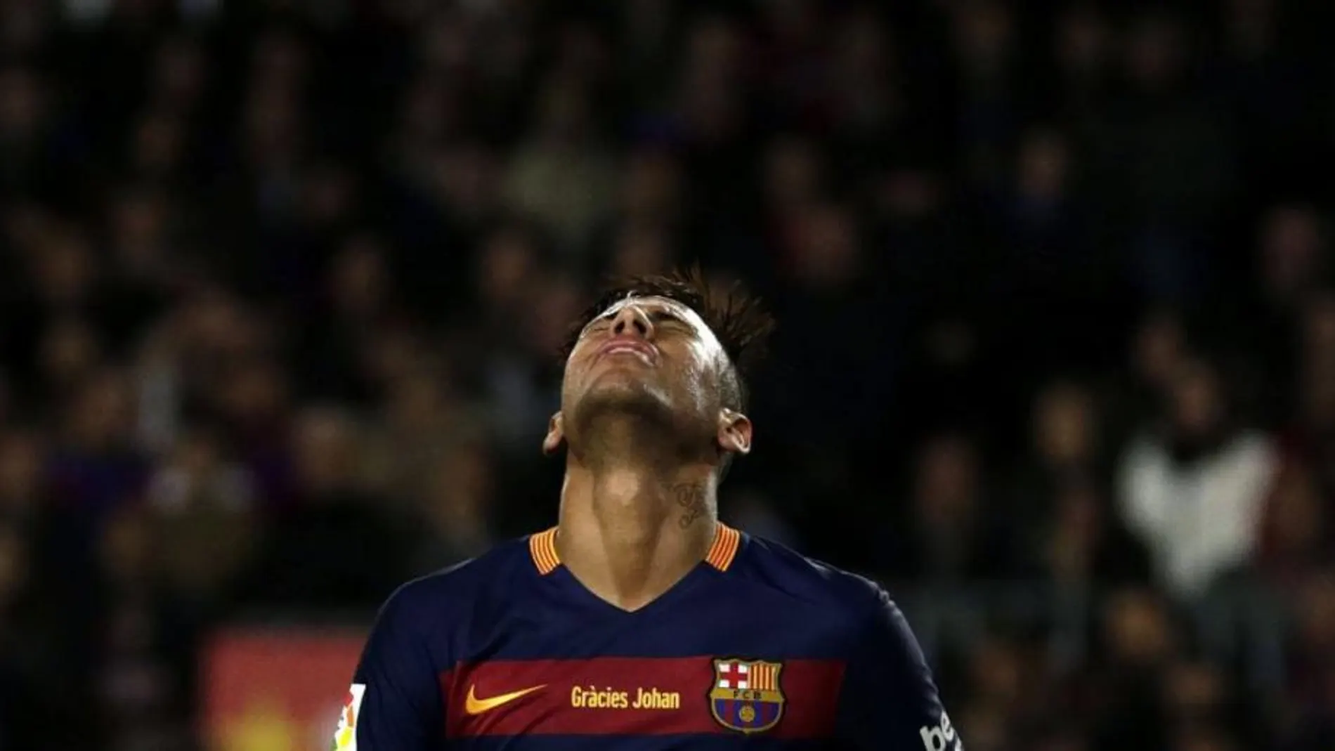 Neymar, en uno de los últimos partidos con el Barcelona