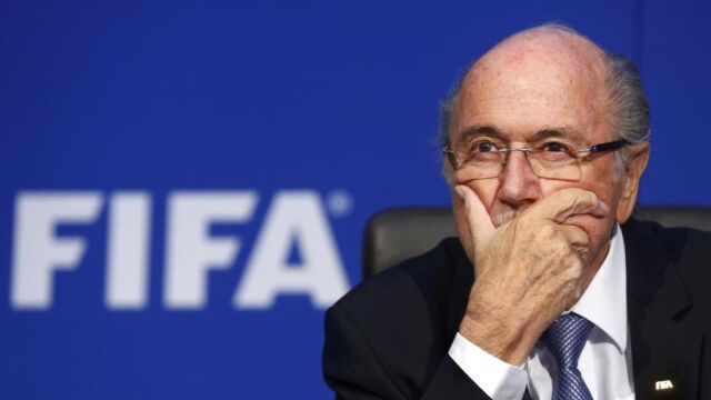 El presidente de la FIFA, Joseph Blatter