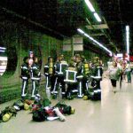 Los Bomberos y los servicios de emergencia tuvieron que acudir al rescate de los pasajeros atrapados