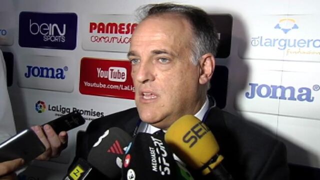 El presidente de LaLiga, Javier Tebas