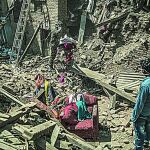 Víctimas del terremoto que asoló Nepal el pasado mes de abril
