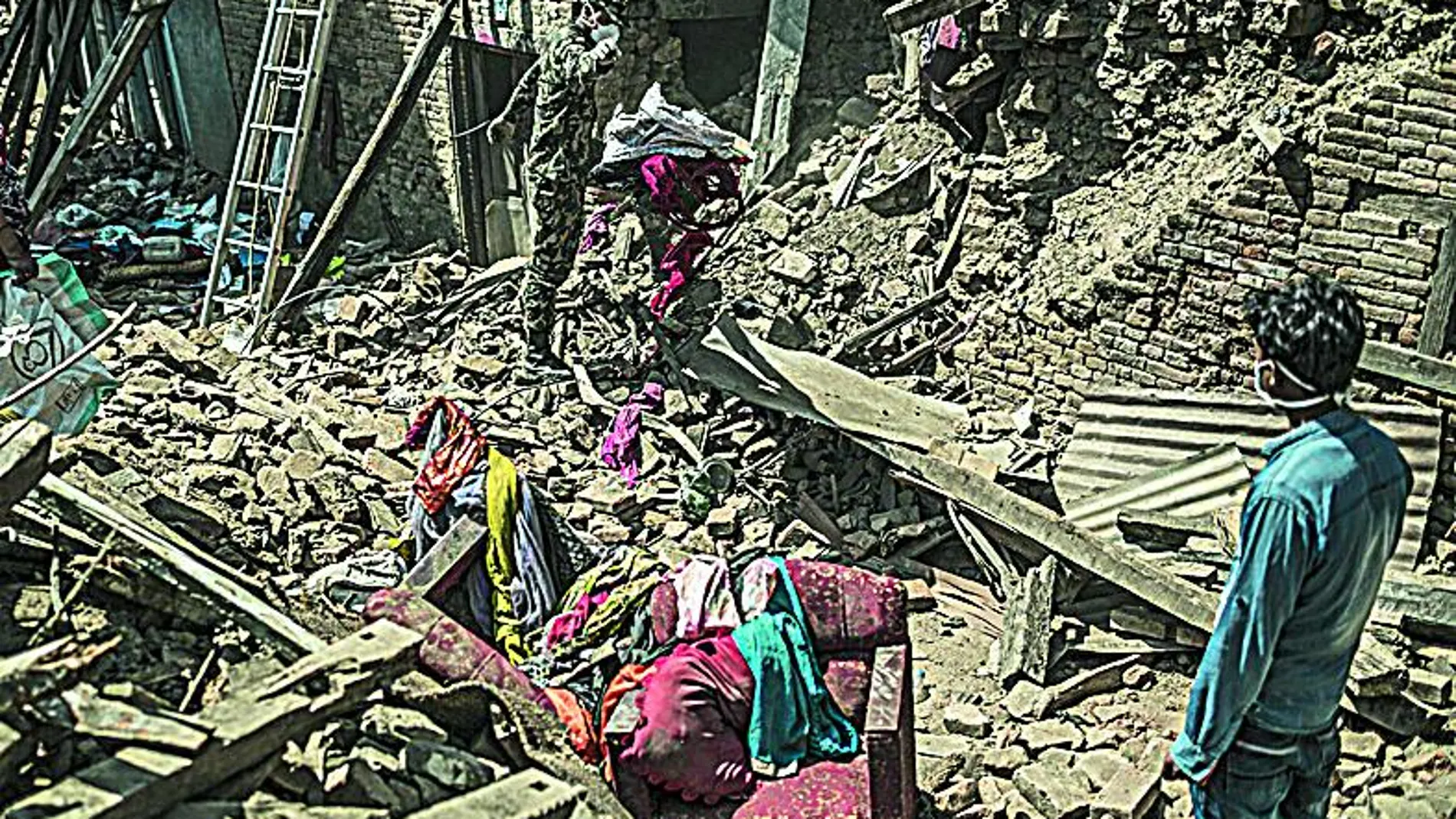 Víctimas del terremoto que asoló Nepal el pasado mes de abril