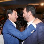 Juanma Moreno y Antonio Hernando