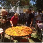 La agrupación socialista de Latina organizó una paellada durante las fiestas de Aluche en una zona verde
