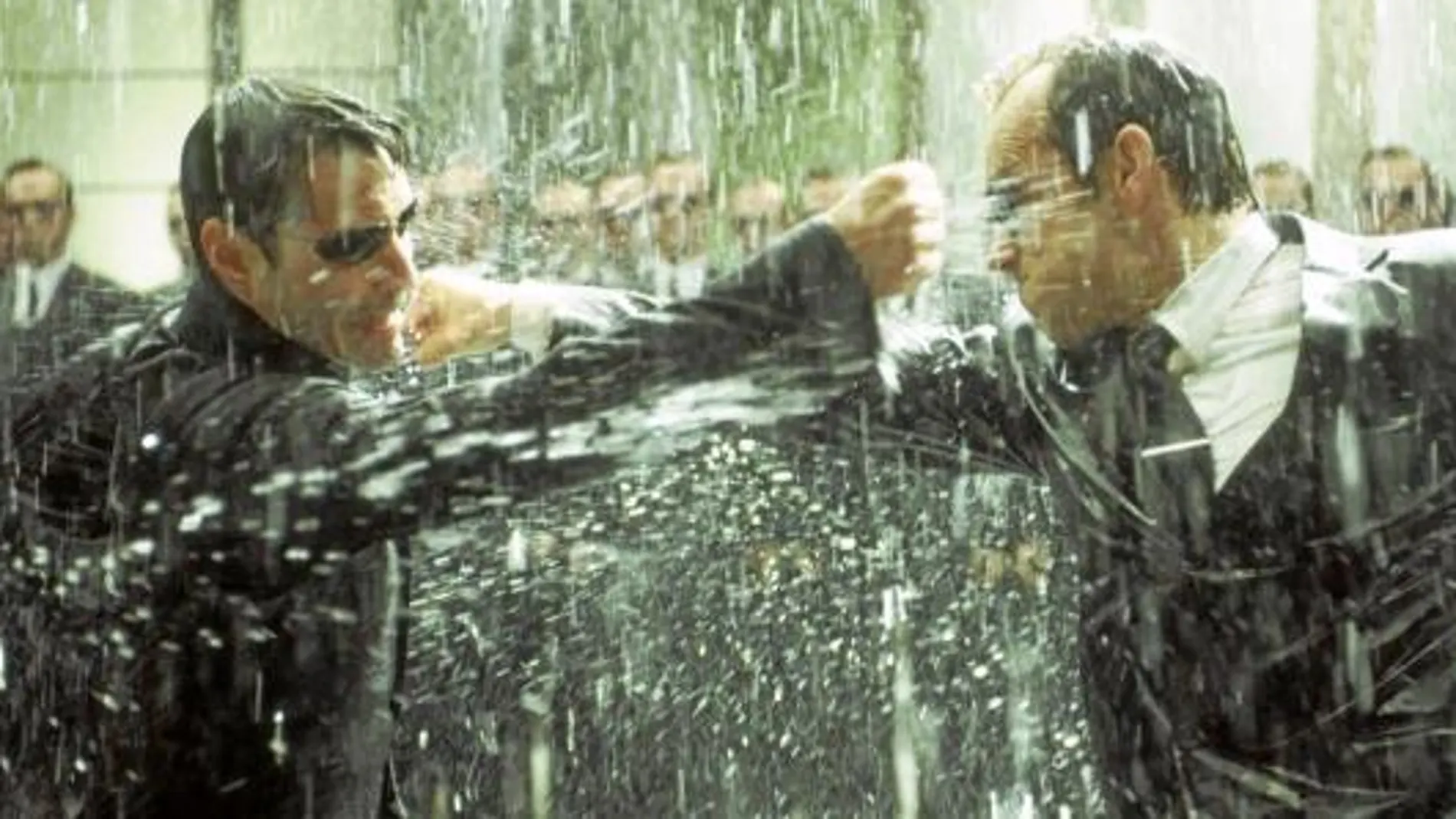 Una de las imágenes más conocidas de la saga «Matrix»