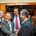 Miguel Alejo, Óscar López, Cecilio Vadillo y Antonio Gato respaldan al reelegido secretario de UPA, Julio López