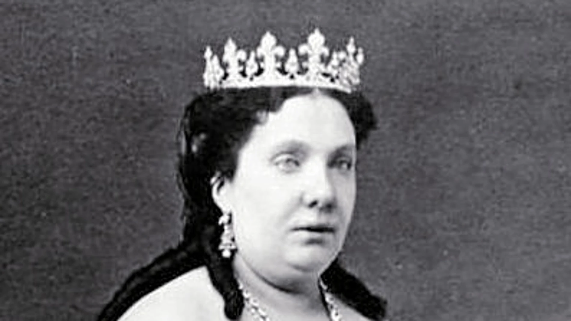 Isabel II, hija de Fernando VII y María Cristina de Borbón Dos Sicilias