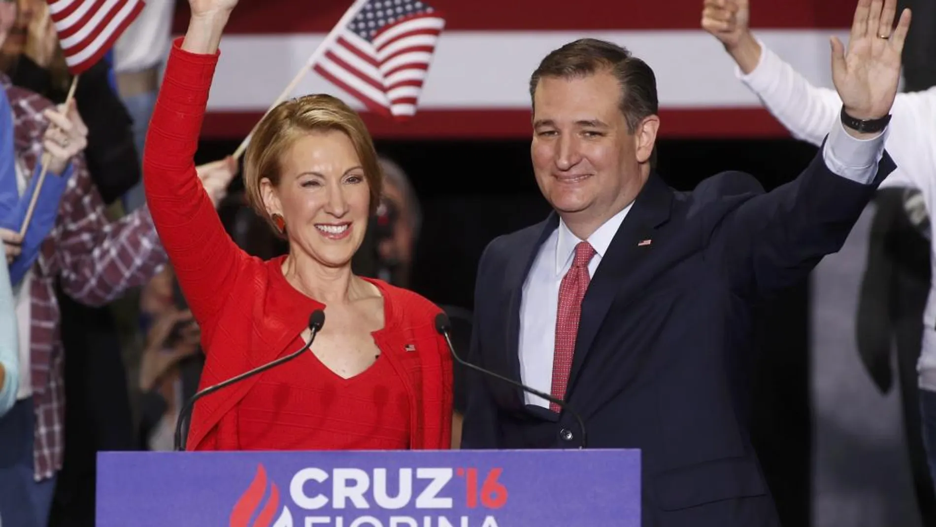 Cruz elige a Carly Fiorina como candidata para la Vicepresidencia de EE UU