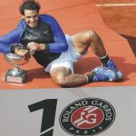 Rafa Nadal posa con su décimo Roland Garros. Este año añadió uno más. Ha ganado 17 Grand Slams