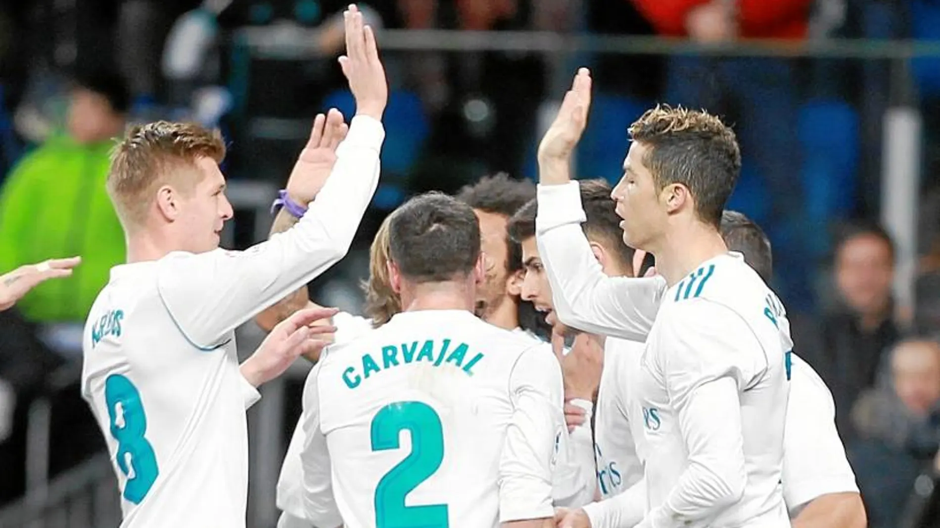 El Madrid le metió 4 goles a la Real en sólo un tiempo, dando su mejor versión de la temporada