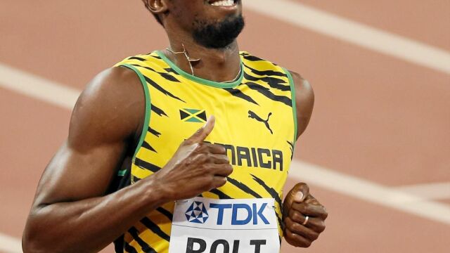 Usain Bolt se mostró tranquilo seguro de sus opciones tras su serie