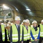 Blanco con Gallardón y Aguirre visitaron las obras del túnel que llevará las Cercanías a Atocha