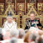 La reina Isabel II y el príncipe Felipe, ayer, en la ceremonia de apertura del Parlamento
