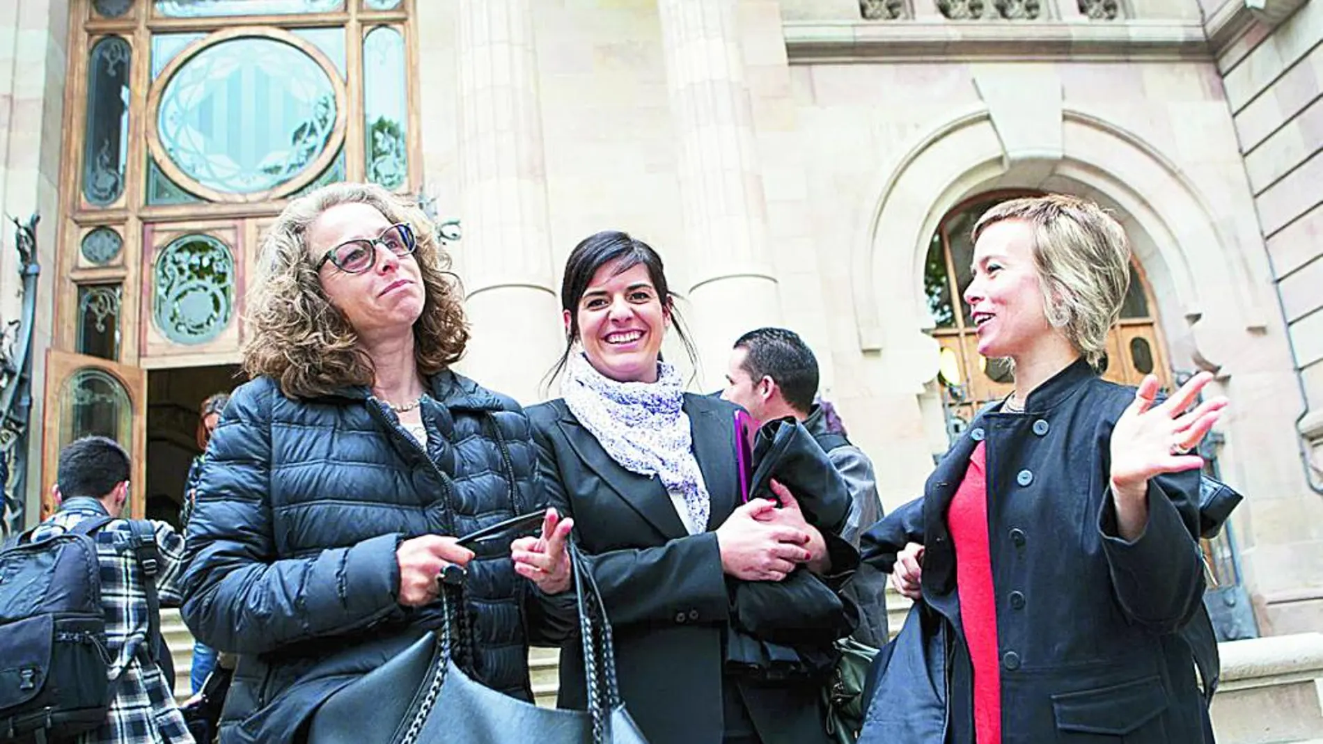 Ester Quintana se mostró muy «satisfecha» por el desarrollo del juicio celebrado en la Audiencia