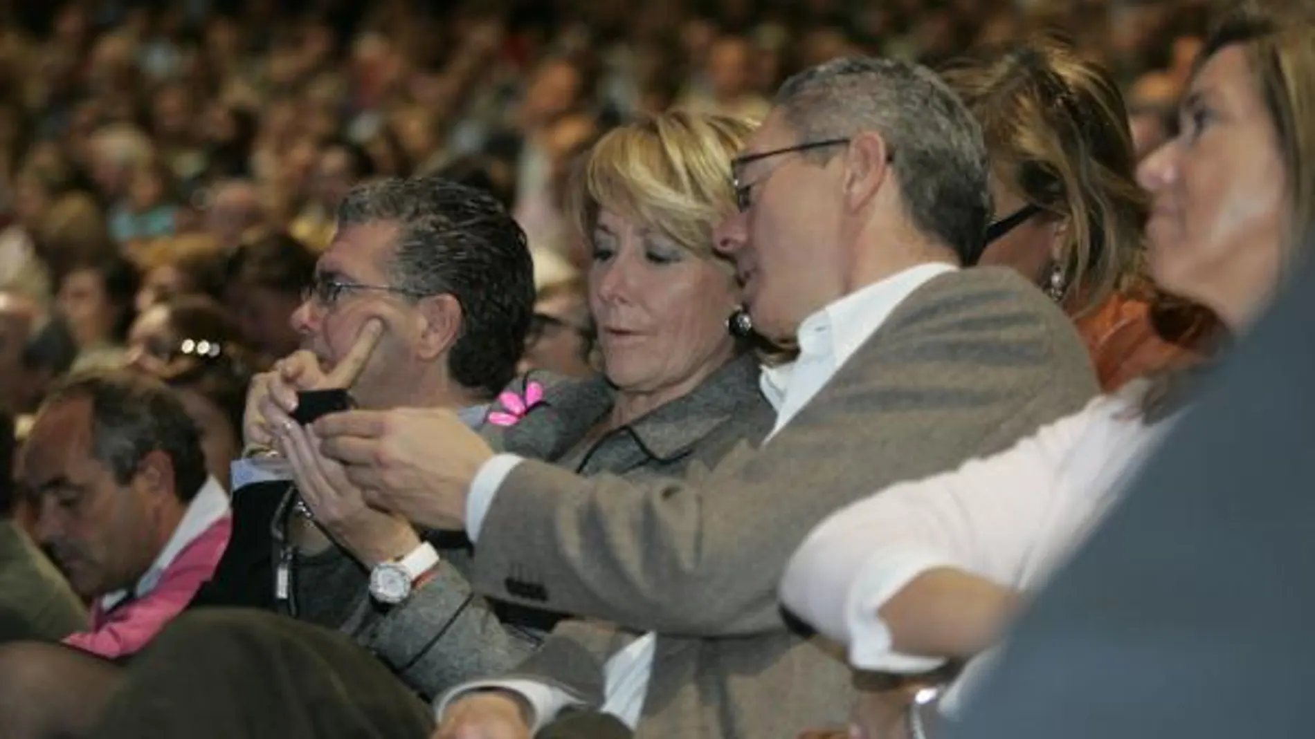 Gallardón, Aguirre y Granados en una foto de archivo