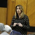 La presidenta de la Junta, en la sesión plenaria de ayer