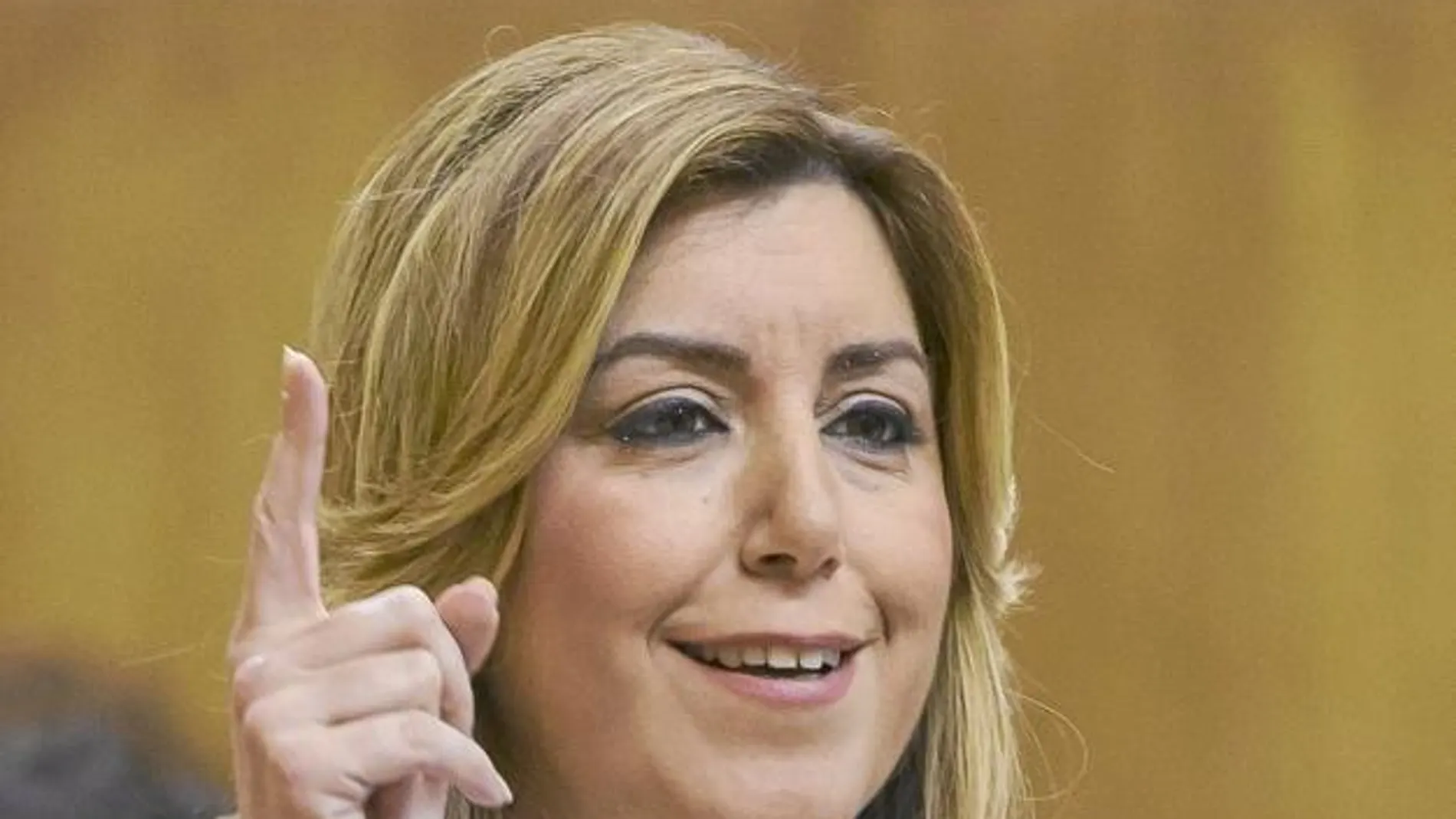 Susana Díaz, en el Parlamento andaluz