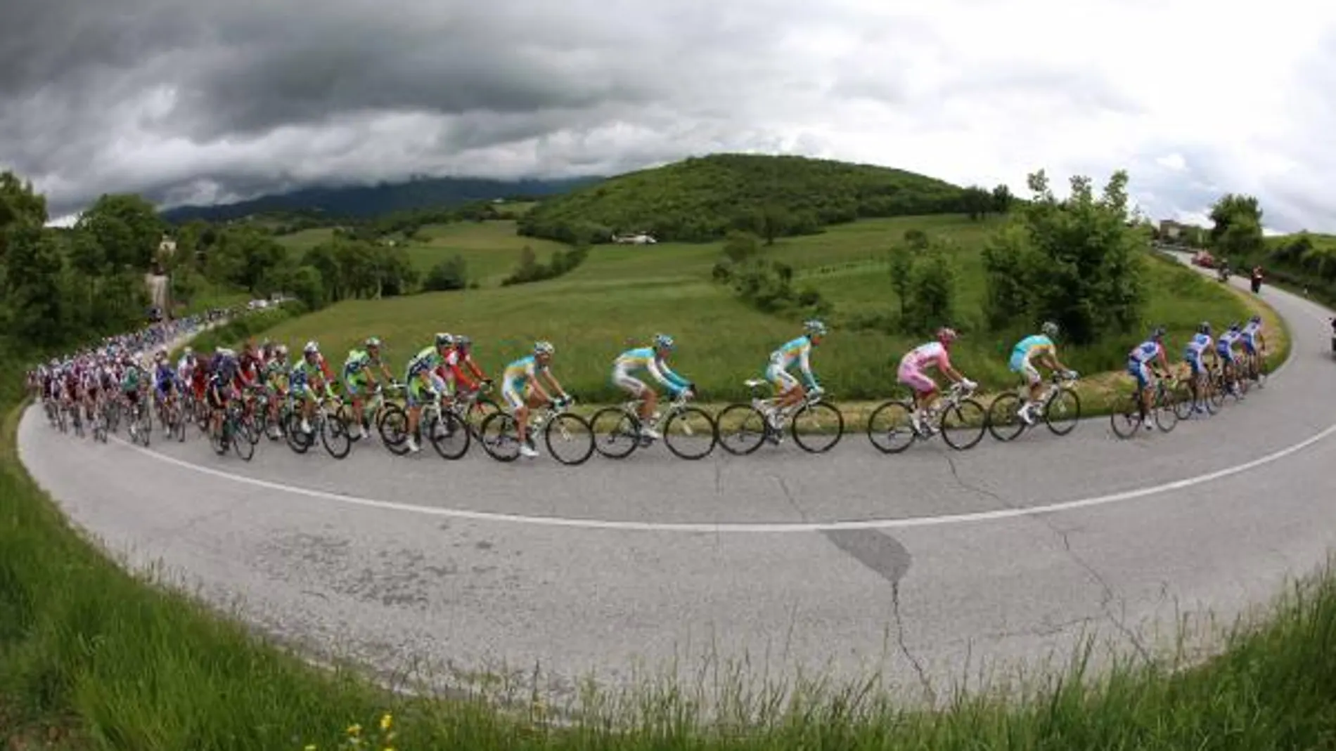 La etapa de hoy se decidió en el sprint