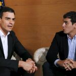 Pedro Sánchez y Albert Rivera se han reunido durante dos horas y media