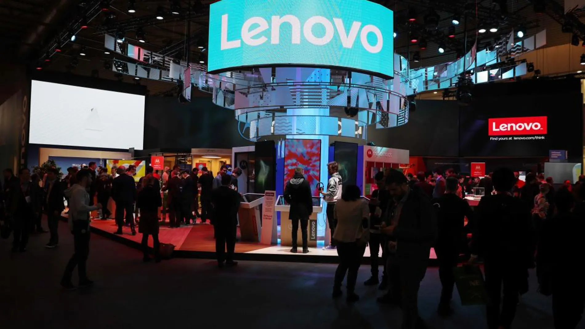 Stand de Lenovo en el MWC